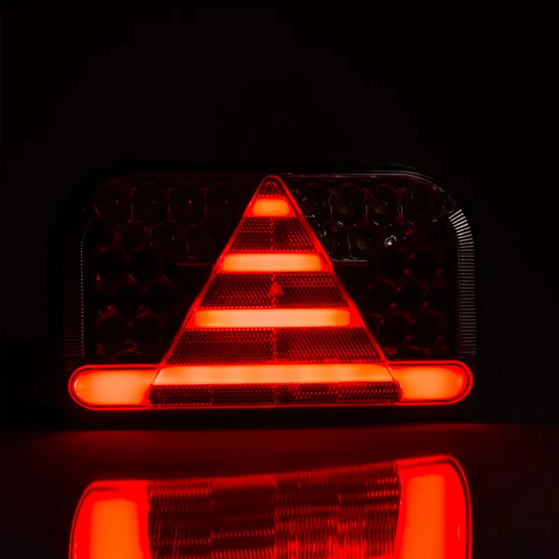 Lampe de remorque à DEL avec arrêt, queue, indicateur, brouillard, marche arrière et réflecteur