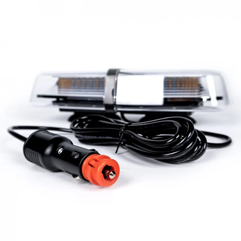 Barre lumineuse de toit magnétique de 12 pouces avec lentille blanche givrée