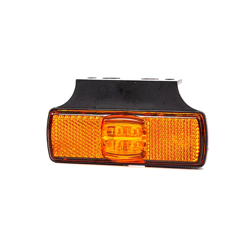 Feu de position latéral Slimline Ambre avec support horizontal