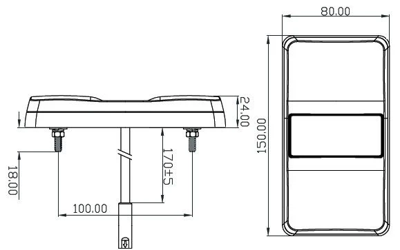 LED Autolamps Kit de feux combinés arrière à LED / Pack de 2 feux