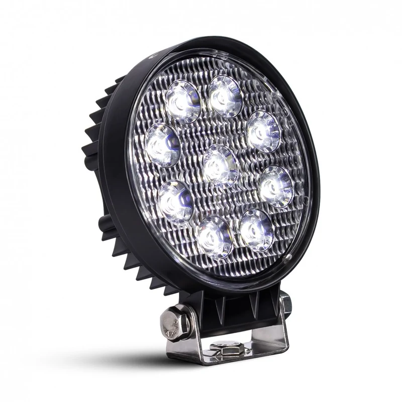 Projecteur de travail LED rond 27 W / 1450 lumens