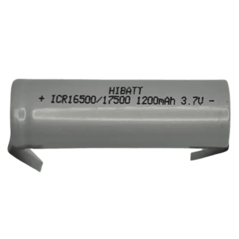 Batterie 3.7V 16500 Li-ion 1200mAh pattes à souder