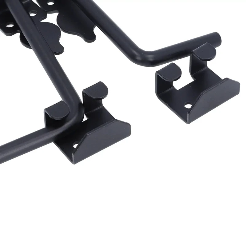 2 Pack 12 Inch Solid Gate Drop Rods With Powder Coated Steel Construction For Heavy Duty Yard Security And Gating Up Your Fence Includes Mounting Hardware For Quick Install To Level Your Gate Lockdown Game With Long Term Reliability Guaranteed