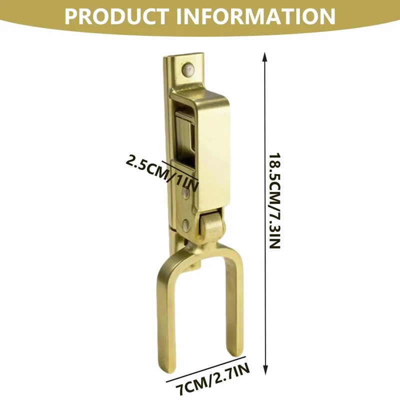 Heavy Duty Automatic Fence Gate Latch With Spring Loaded Security Lock Easy One Hand Operation For Wood Metal And Pipe Gates Barn Ready Farm Ranch And Backyard Hardware No Sweat Setup And Dang Solid Everyday Grip