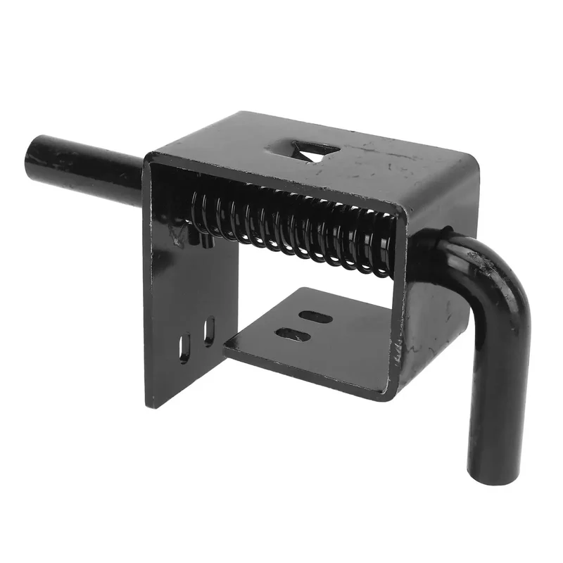 Heavy Duty Trailer Gate Spring Lock With Reinforced Metal Latch For Carry On Utility Trailer Door Safety Featuring No Sweat Quick Setup And Grip Tight Security Hardware For Dependable Cargo Keeping