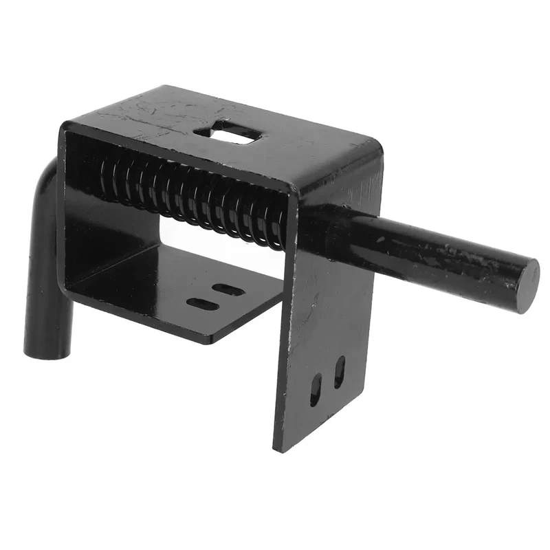 Heavy Duty Trailer Gate Spring Lock With Reinforced Metal Latch For Carry On Utility Trailer Door Safety Featuring No Sweat Quick Setup And Grip Tight Security Hardware For Dependable Cargo Keeping