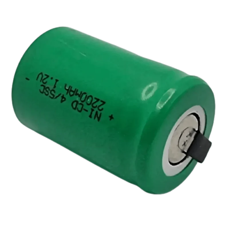Accu 4/5 SC Ni-Cd 1.2V 2200mAh avec languettes – Batterie rechargeable Sub-C