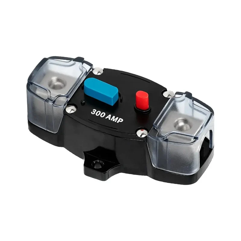 Bulletproof 300A Manual Reset Circuit Breaker With Weatherproof Zinc Case For Car Truck Suv And Marine Audio Rigs Shielding Amps And Wiring Keeps Your Build Running Slick Everyday