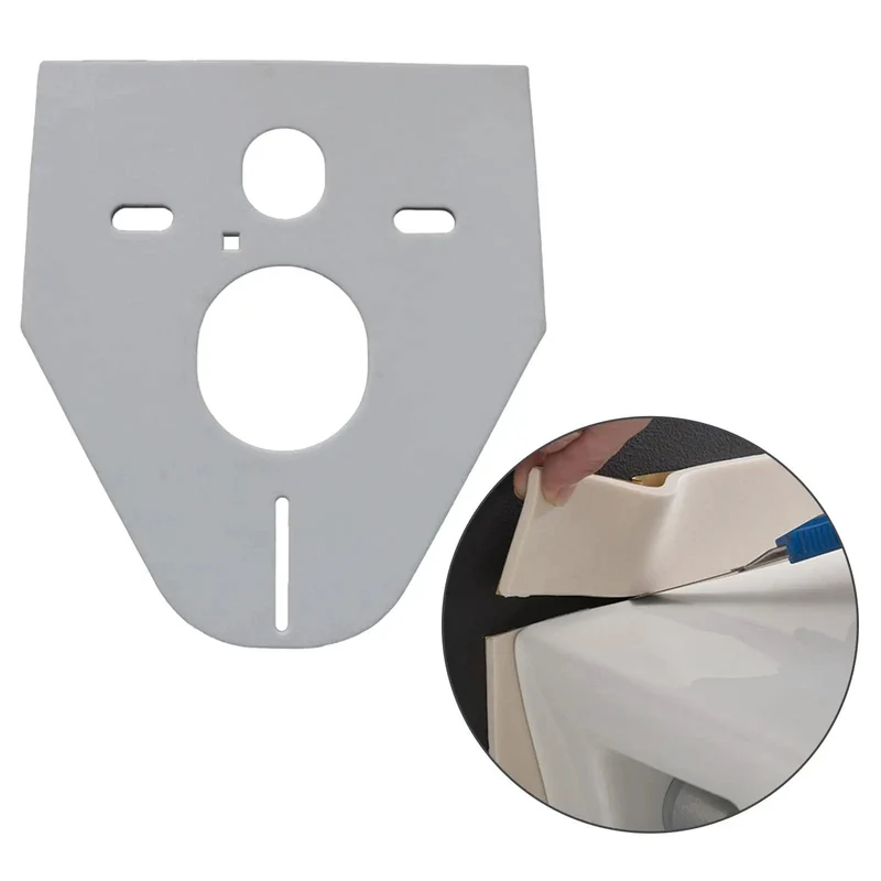 Kick Noise To The Curbs With This Heavy Duty Sound Insulation Pad For Toilet Bowl Connection Self Adhesive Eva Foam Anti Vibration Mat Wall Hang Fixture Upgrade Apartment Game Changer