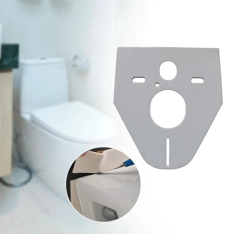 Kick Noise To The Curbs With This Heavy Duty Sound Insulation Pad For Toilet Bowl Connection Self Adhesive Eva Foam Anti Vibration Mat Wall Hang Fixture Upgrade Apartment Game Changer