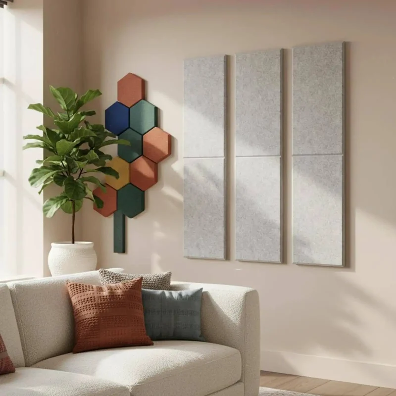 Pro Level Soundproof Wall Panels For Real Noise Blocking Where It Counts These Solid Acoustic Tiles Bring A Fresh Modern Flat Profile Perfect For Crafting A Chill Living Room Or Cozy Bedroom Setup And This Six Piece White Set Is Pure Game Changer