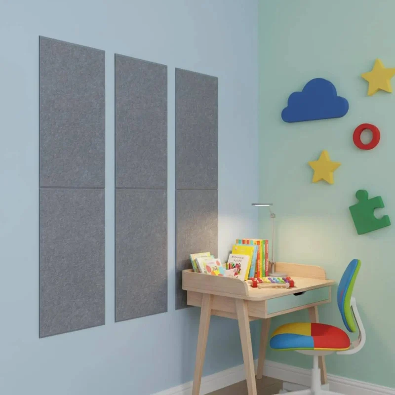 Pro Level Soundproof Wall Panels For Real Noise Blocking Where It Counts These Solid Acoustic Tiles Bring A Fresh Modern Flat Profile Perfect For Crafting A Chill Living Room Or Cozy Bedroom Setup And This Six Piece White Set Is Pure Game Changer