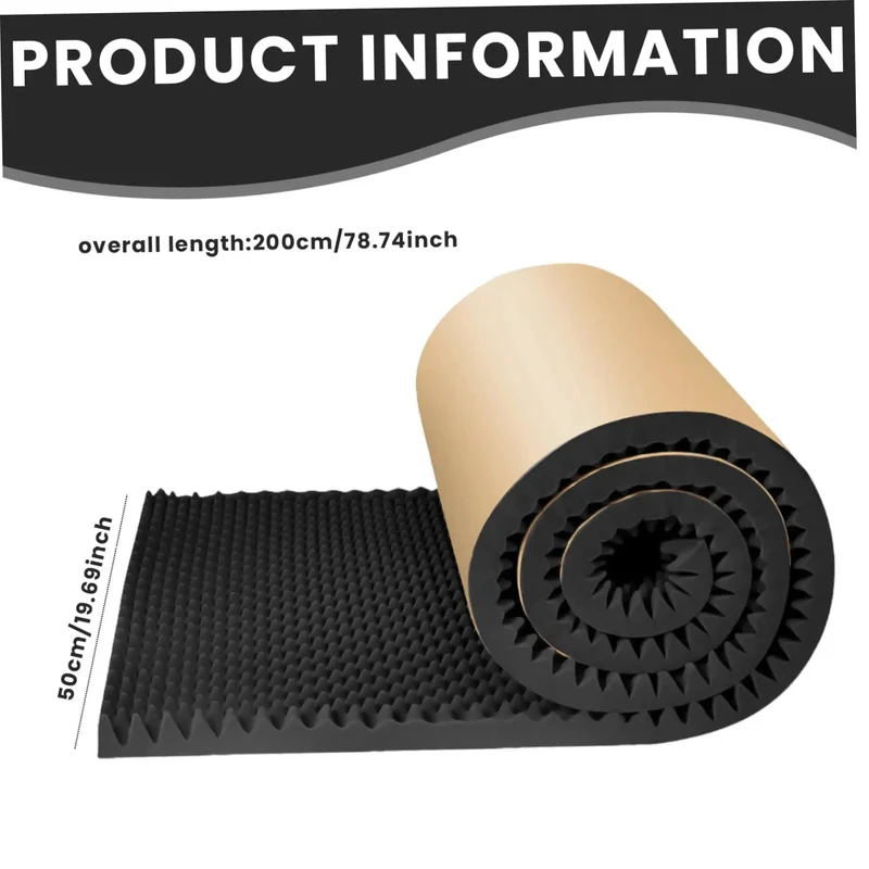 Game Changer High Density Acoustic Foam Panels Two Centimeter Thick Self Stick Noise Blocking Tiles For Home Studio And Daily Driver Ride With Fire And Water Resistant Shield