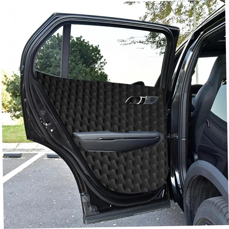 Game Changer High Density Acoustic Foam Panels Two Centimeter Thick Self Stick Noise Blocking Tiles For Home Studio And Daily Driver Ride With Fire And Water Resistant Shield