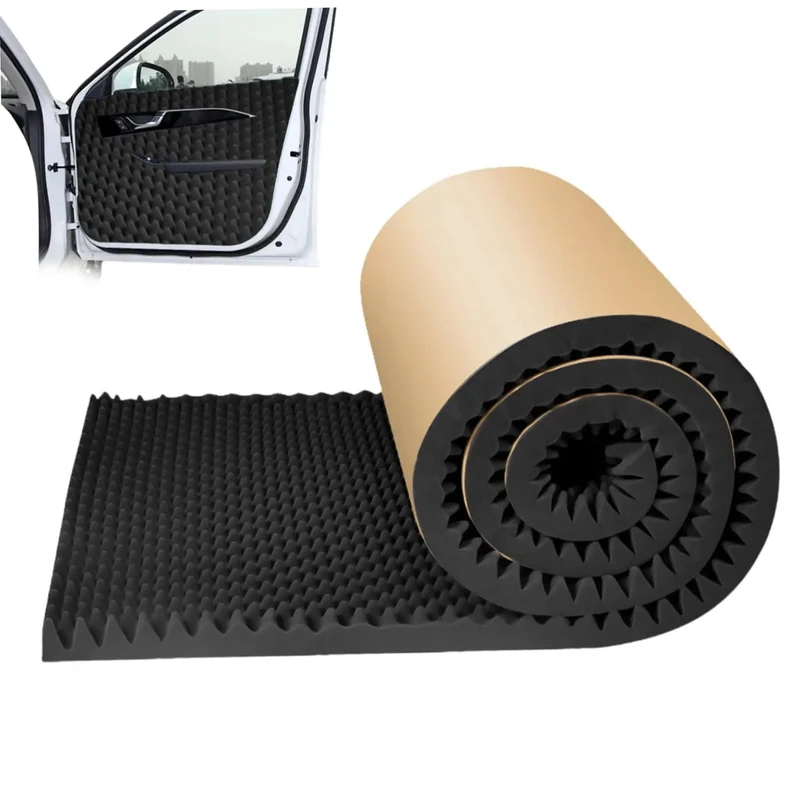 Game Changer High Density Acoustic Foam Panels Two Centimeter Thick Self Stick Noise Blocking Tiles For Home Studio And Daily Driver Ride With Fire And Water Resistant Shield