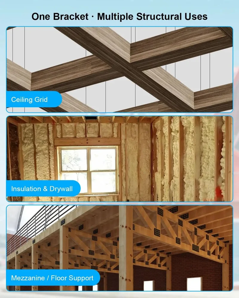 Heavy Duty Shipping Container Brackets With Laser Precision Alignment Keeps 2x4 And 2x6 Lumber Straight As An Arrow For Quick Drop In Framing That Fits Like A Champion Every Single Day