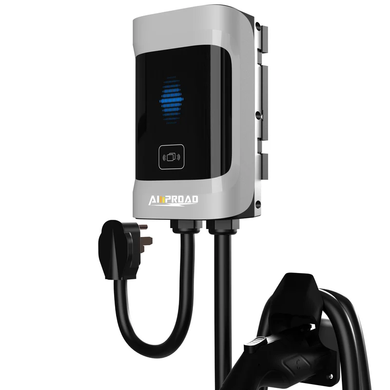 AMPROAD iHorn P9 Level 2 EV Home Charger | Home Flex Wall Charger | 240V | 40 Amp | 9.6kW | 25ft