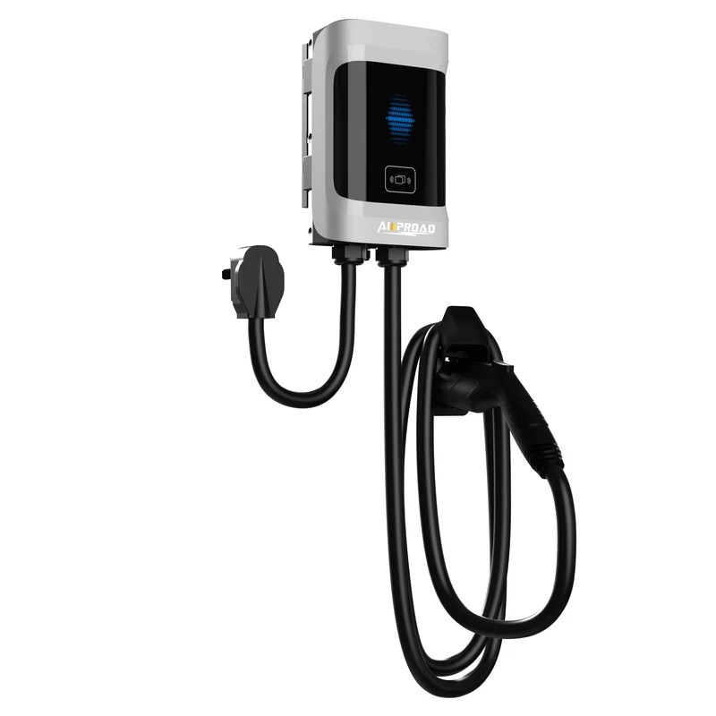 AMPROAD iHorn P9 Level 2 EV Home Charger | Home Flex Wall Charger | 240V | 40 Amp | 9.6kW | 25ft
