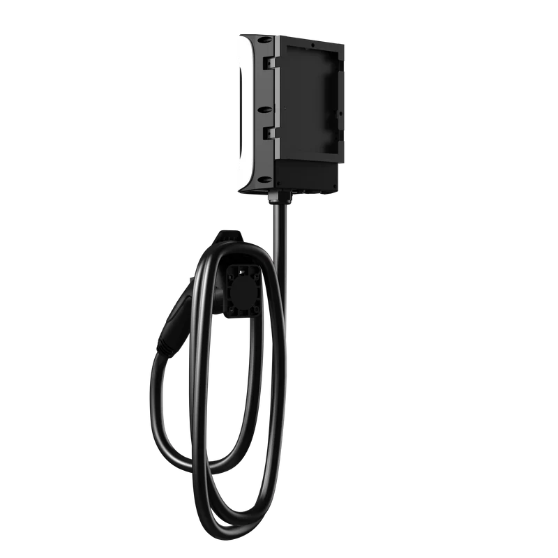 AMPROAD iHorn P12 Level 2 Home EV Charger | Hardwired EV Wall Charger | 240V | 48 Amp | 11.52kW | 25ft