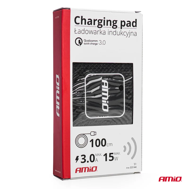 CHARGEUR INDUCTION POUR VOITURE 15W AMIO