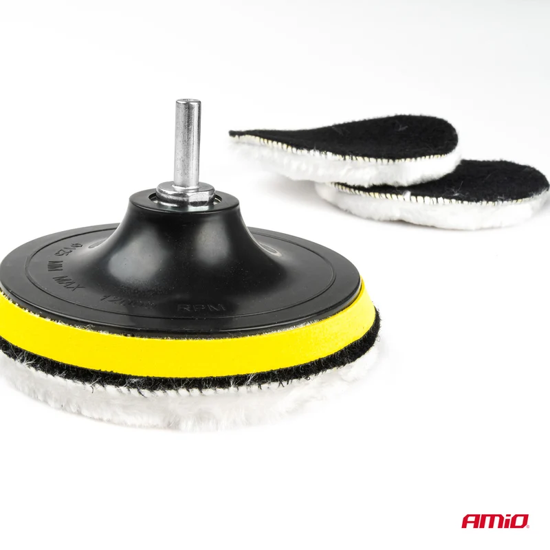 JEU DE 5 TAMPONS DE POLISSAGE EN LAINE AMIO