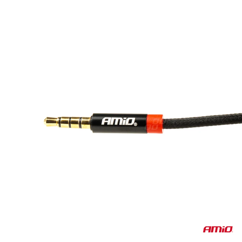 CÂBLE AUDIO MINI JACK 3,5 MM MÂLE/MÂLE 2M AMIO