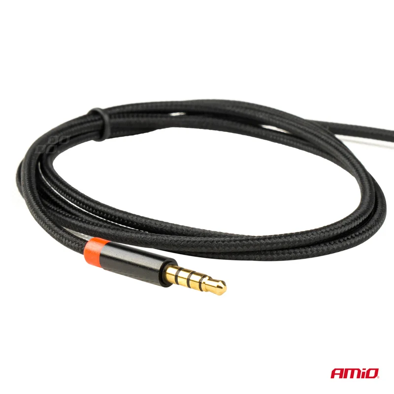 CÂBLE AUDIO MINI JACK 3,5 MM MÂLE/MÂLE 2M AMIO