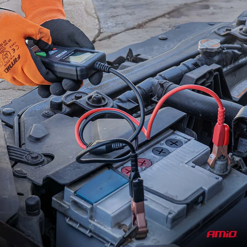 TESTEUR DE BATTERIE NUMÉRIQUE 6V/12V/24V 2 À 220 AH AMIO