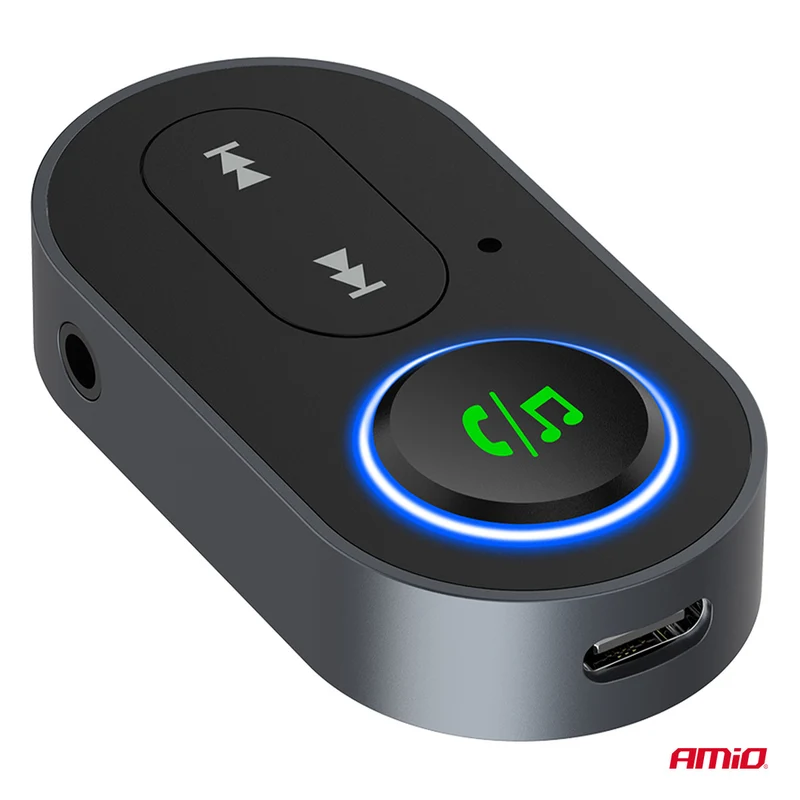 RÉCEPTEUR BLUETOOTH RECHARGEABLE SUR MINI-JACK COMPACT AMIO