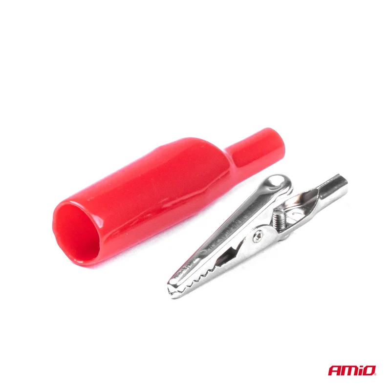 LOT DE 2 PINCES DE BATTERIE 5 AMP 50 MM AMIO