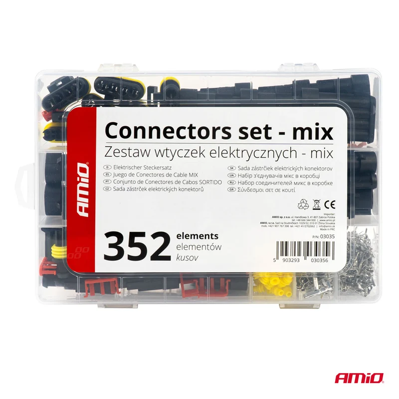 COFFRET DE CONNECTEURS ÉTANCHES SUPERSEAL 352 PIÈCES AMIO