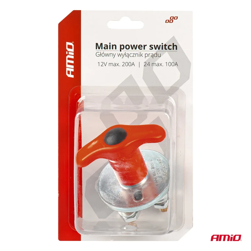 COUPE-CIRCUIT À POIGNEE 12V 200 AMP AMIO