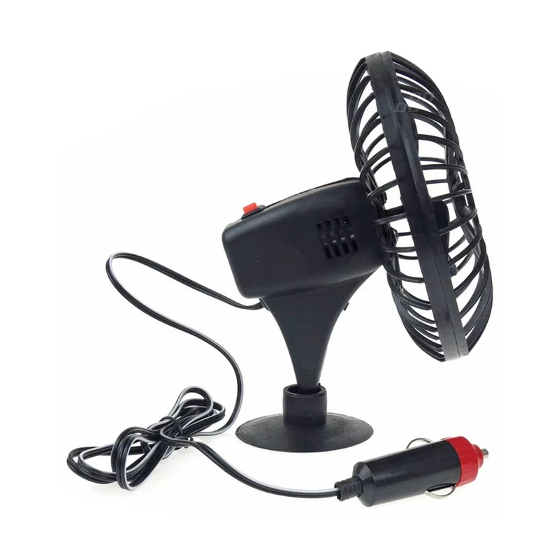 VENTILATEUR DE VOITURE 12V À FIXATION PAR VENTOUSE Ø140 MM AMIO