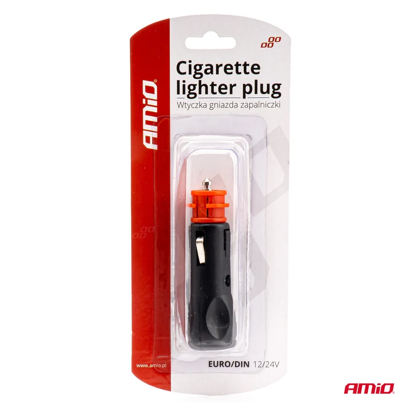 FICHE MÂLE ALLUME-CIGARE EURO/DIN 12/24V AMIO