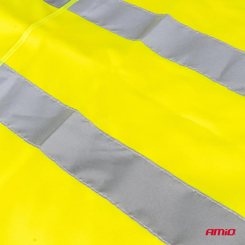 GILET DE SECURITE JAUNE AVEC CERTIFICAT AMIO