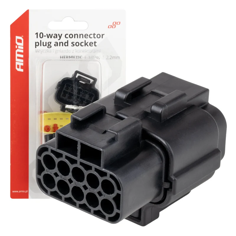 KIT DE CONNECTEURS ÉTANCHES ECONOSEAL 10 VOIES AMIO