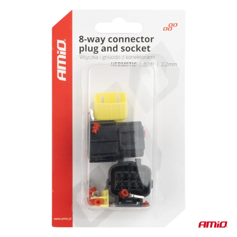 KIT DE CONNECTEURS ÉTANCHES ECONOSEAL 8 VOIES AMIO
