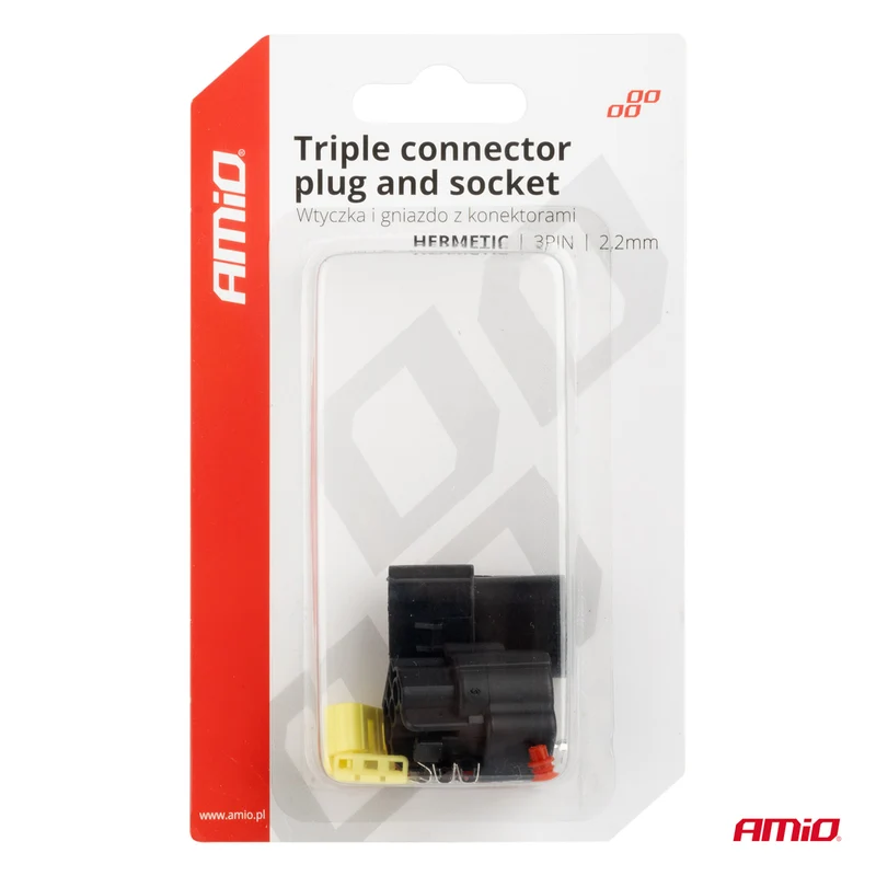 KIT DE CONNECTEURS ÉTANCHES ECONOSEAL 3 VOIES AMIO
