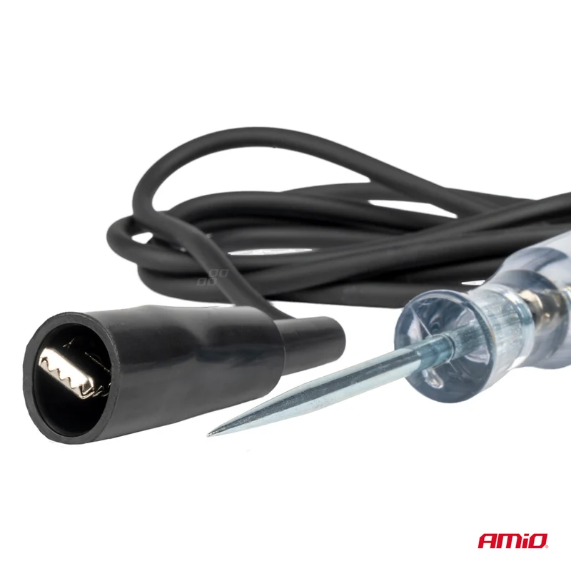 TESTEUR DE TENSION 6-24V AVEC PINCE CROCODILE AMIO