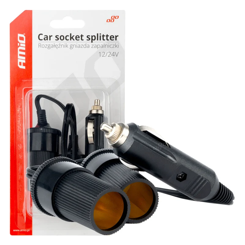 MULTIPRISE ALLUME-CIGARE DOUBLE 12/24 V AMIO