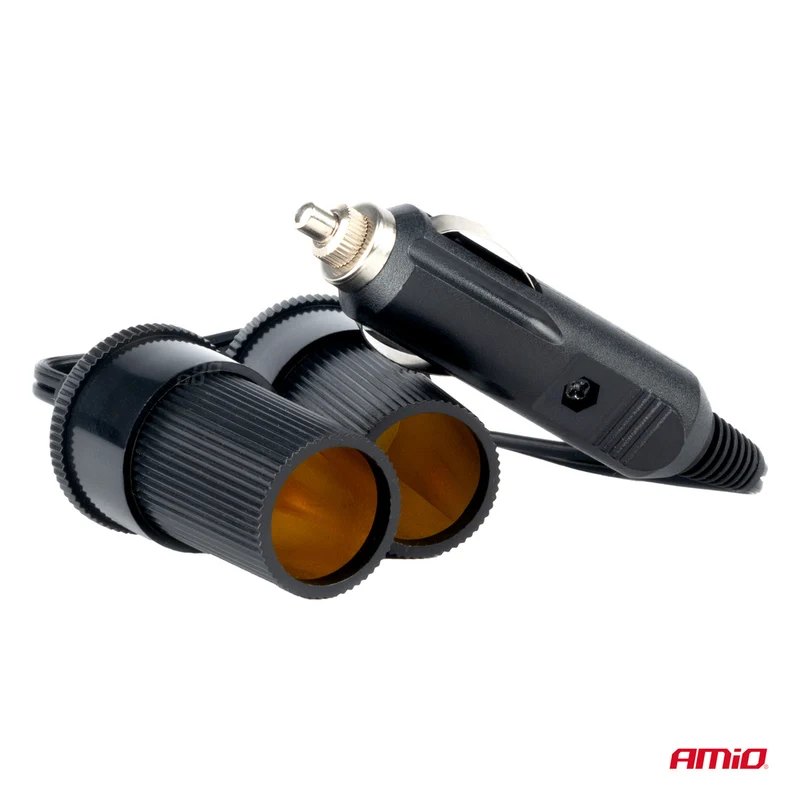 MULTIPRISE ALLUME-CIGARE DOUBLE 12/24 V AMIO