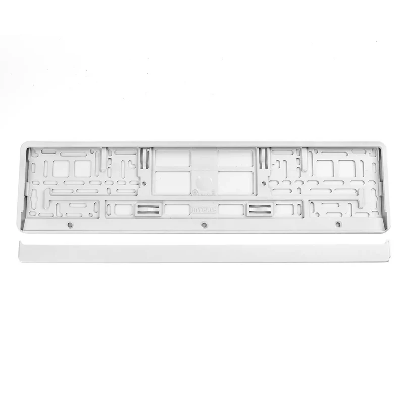 SUPPORT DE PLAQUE D'IMMATRICULATION BLANC AMIO