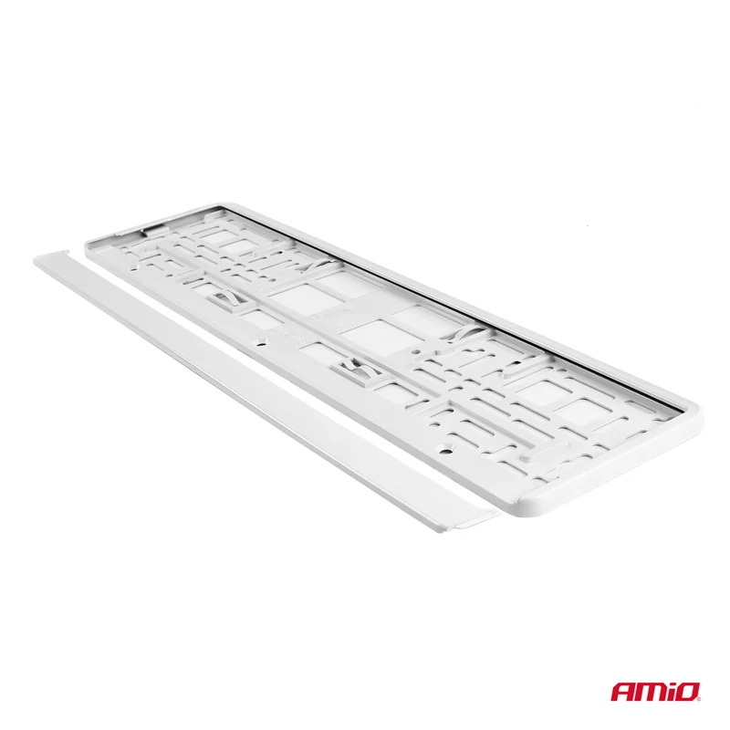 SUPPORT DE PLAQUE D'IMMATRICULATION BLANC AMIO
