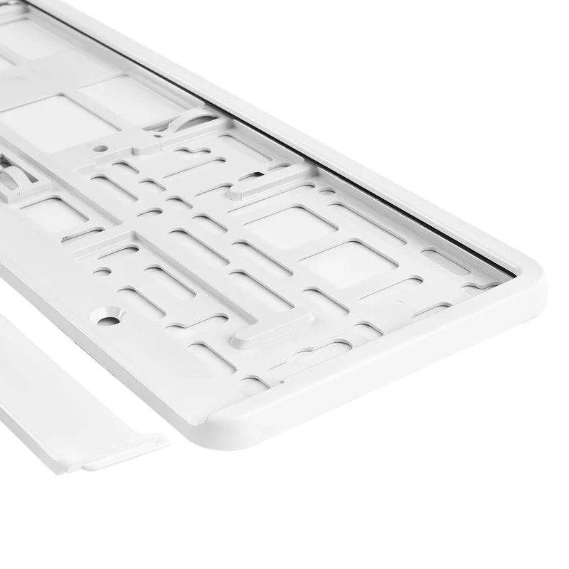 SUPPORT DE PLAQUE D'IMMATRICULATION BLANC AMIO