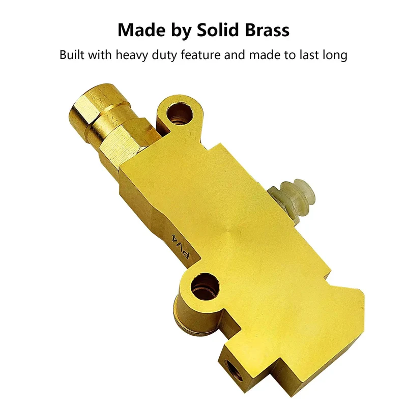 Dang Solid Brass PV4 Proportioning Valve Hardened Upgrade For Ford Chevy Mopar Classic Truck And Hotrod Disc Brake System Four Wheel Conversion That Slams Your Pedal Back Up When You Hit The Brakes And Handles Every Job With Ease And Precision