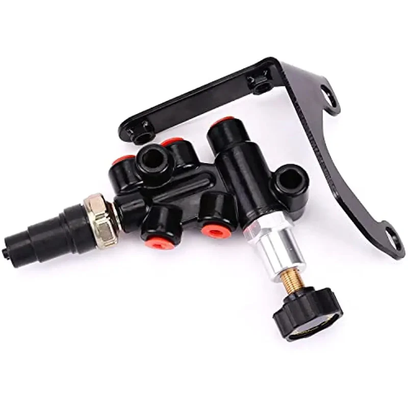 Slick Universal Brake Proportioning Valve Kit With Adjustable Knob And Mounting Bracket Stainless Lines Hot Swap Street Upgrade Rad Stopping Power For Muscle Cars And Trucks