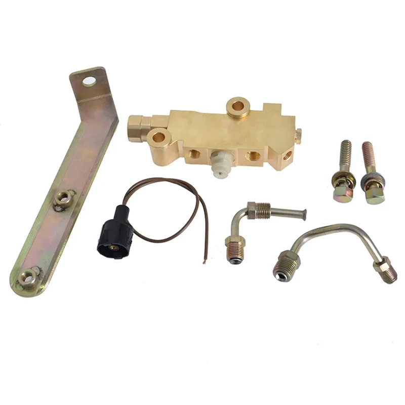 Disc Brake Proportioning Valve Combo Kit With Mounting Bracket For Classic Muscle Cars Includes Nine Sixteenth And One Half Inch Hard Lines Drops Right In To Guarantee Slick Stopping Power For Chevy Chevelle And Pontiac Gto Resto Builds