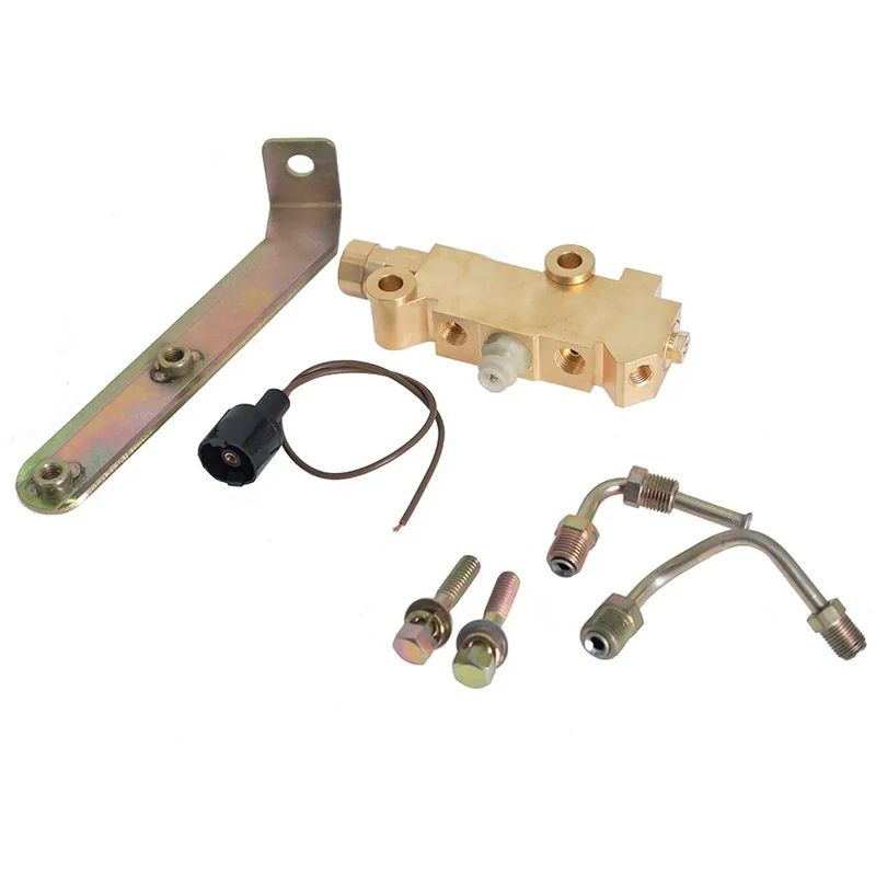 Disc Brake Proportioning Valve Combo Kit With Mounting Bracket For Classic Muscle Cars Includes Nine Sixteenth And One Half Inch Hard Lines Drops Right In To Guarantee Slick Stopping Power For Chevy Chevelle And Pontiac Gto Resto Builds