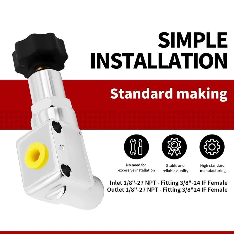Drop Right In Adjustable Brake Proportioning Valve With 1/8 Inch 27 Npt Fittings And Beat The Streets Copper Steel Build For Sleek Rear Bias Components