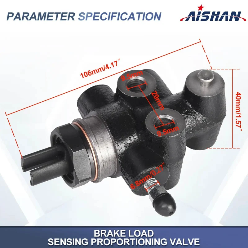 Heavy Duty Brake Load Sensing Proportioning Valve For Toyota Tacoma 1995 Through 2004 2.4L 2.7L 3.4L OEM Replacement Built Tough Engineered For Knockout Stopping Power And Tight Road Ready Control